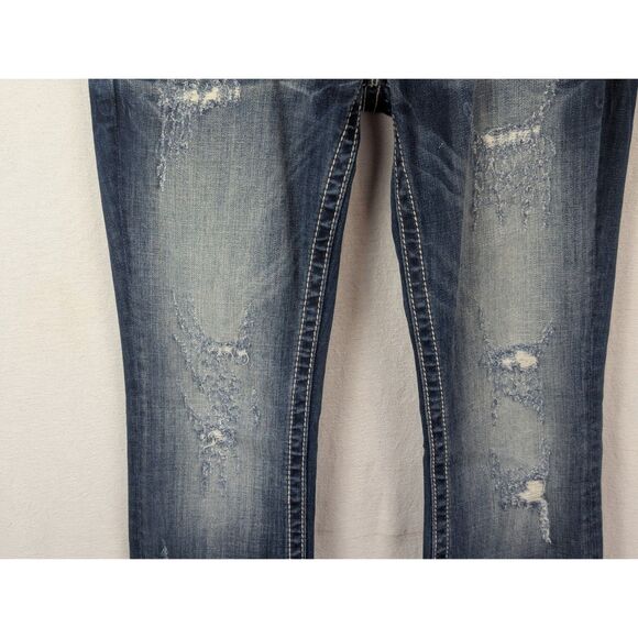 Miss Me Signature Boot Jeans JE8228BL Women's Size 28 - Picture 9 of 13